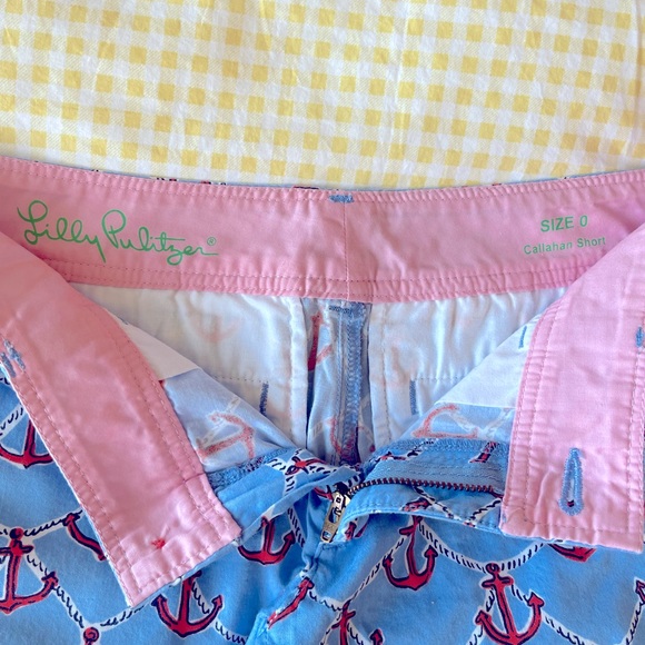 Lilly Pulitzer blue anchor shorts - Picture 3 of 3